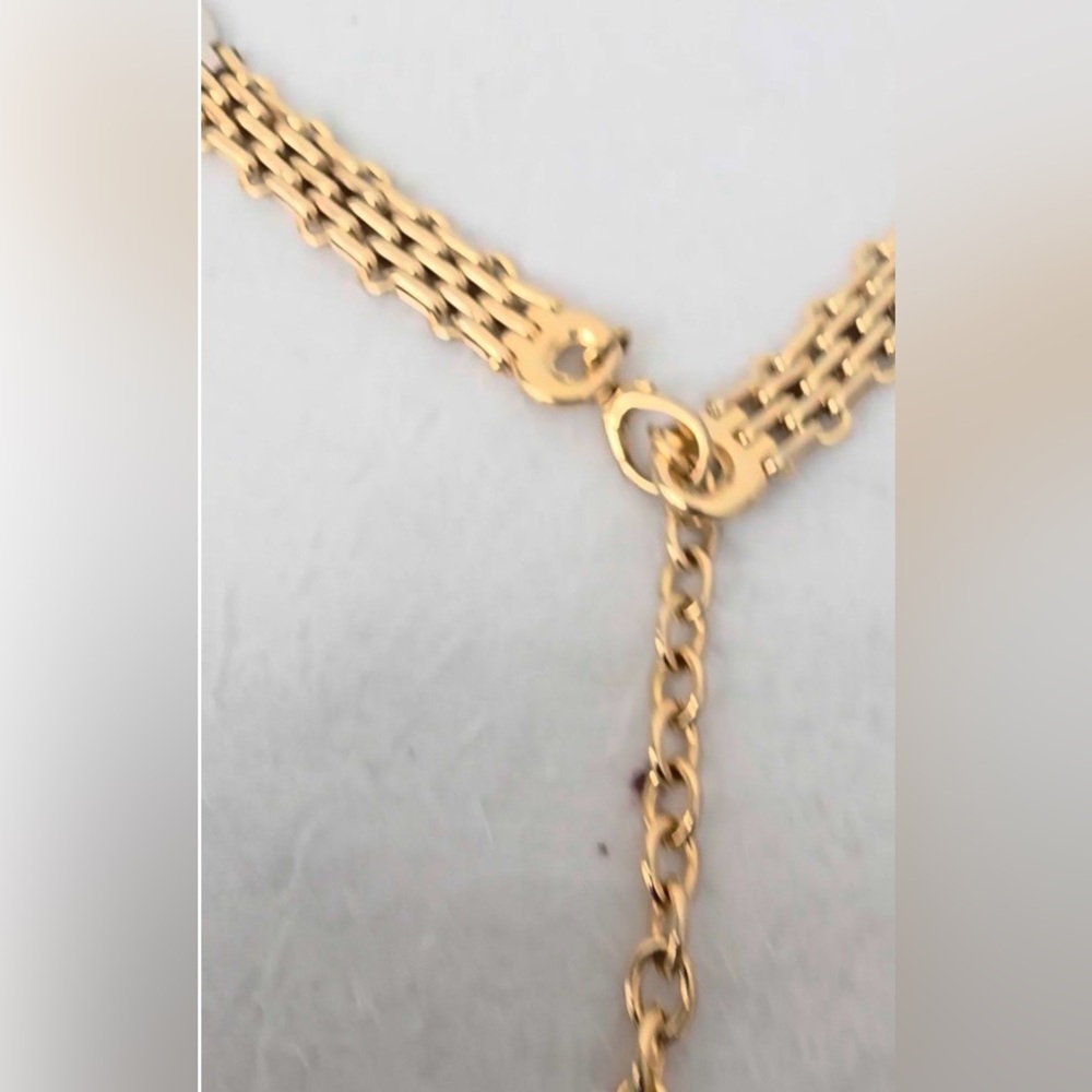 Gucci Gold and Silver Interlocking GG Chain Belt - Picture 13 of 16